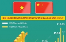[Infographic] Trung Quốc - đối tác thương mại 'trăm tỷ USD' của Việt Nam