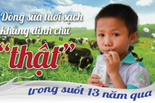 Dòng sữa tươi sạch khẳng định chữ 'thật' trong suốt 13 năm qua