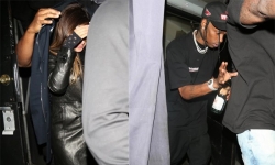 Tỷ phú Kylie Jenner mặc đồ đồng điệu đi chơi cùng tình cũ lúc nửa đêm