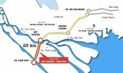 Sau hơn 8 tháng thi công, cao tốc Mỹ Thuận - Cần Thơ đang triển khai ra sao?