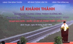Thông xe cao tốc Mai Sơn - QL45 và Phan Thiết - Dầu Giây