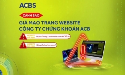 ACBS cảnh báo website chứng khoán giả mạo