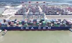Tàu container lớn nhất chính thức khai thác ở Việt Nam