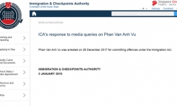 Singapore bắt một người tên Phan Van Anh Vu