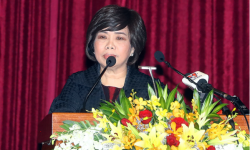 Bà Thái Hương: 'Đưa công nghệ cao vào sản xuất nông nghiệp để san sẻ gánh nặng cho bà con'