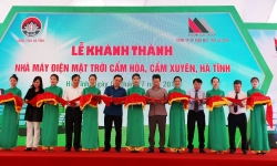 Hà Tĩnh: Khánh thành nhà máy điện mặt trời công suất 50 MWp