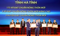 Hà Tĩnh nhận Huân chương Lao động hạng Nhất về xây dựng nông thôn mới