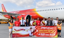 Sẵn sàng mùa cao điểm, Vietjet chào đón thêm tàu bay A321neo ACF hiện đại nhất thế giới
