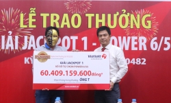 Một khách hàng tại Vĩnh Long trúng giải Jackpot hơn 60 tỷ đồng