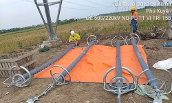 Tiến độ thi công Đường dây 500/220 kV Nho Quan - Phủ Lý - Thường Tín đối mặt với thách thức   