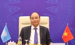 Thủ tướng Nguyễn Xuân Phúc phát biểu tại phiên họp của Hội đồng Bảo an Liên Hợp Quốc