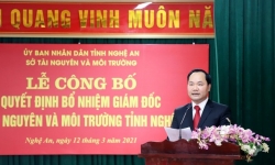Ông Hoàng Quốc Việt làm Giám đốc Sở Tài nguyên và Môi trường Nghệ An
