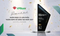 VPBank là đại diện duy nhất của Việt Nam nhận giải thưởng 'Ngân hàng số sáng tạo nhất 2021'
