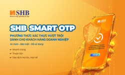 SHB triển khai phương thức xác thực Smart OTP cho khách hàng doanh nghiệp