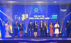 Vạn Phuc City nhận 2 danh hiệu Bất động sản dẫn đầu 2021 - 2022