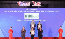 BIM Land lần thứ 4 liên tiếp đạt Top 10 chủ đầu tư bất động sản Việt Nam uy tín