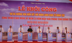 Quảng Trị khởi công dự án đường ven biển kết nối hành lang kinh tế Đông- Tây