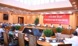 Chủ tịch Hà Nội Trần Sỹ thanh chủ trì họp xem xét ủy quyền làm đề án thành lập 5 quận