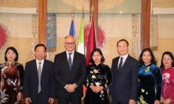 Phó Bí thư Thường trực Thành ủy Hà Nội và đoàn công tác có nhiều hoạt động thúc đẩy hợp tác tại Italia