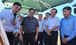 Thủ tướng Phạm Minh Chính kiểm tra tiến độ các dự án trọng điểm tại TP.HCM