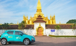 Dàn taxi điện Xanh SM của GSM sắp ra mắt tại thị trường Lào