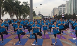 Gần 3.000 người đồng diễn tại Ngày Quốc tế Yoga