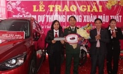 Agribank Hà Tĩnh trao ô tô Mazda CX5 cho giải thưởng đặc biệt