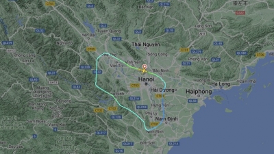 Máy bay của Vietnam Airlines bị móp đầu, nứt kính có thể do mưa đá