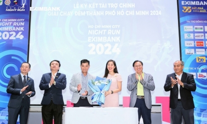Lễ công bố giải chạy đêm 'Ho Chi Minh City Night Run Eximbank 2024'