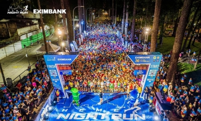 Ho Chi Minh City Night Run Eximbank thành công rực rỡ  - lan tỏa tinh thần năng động và 'bứt phá' đến cộng đồng