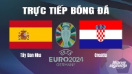 Trực tiếp Tây Ban Nha vs Croatia tại Euro 2024 trên VTV2 hôm nay 15/6