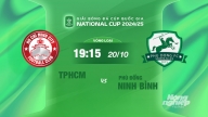 FPTPlay trực tiếp TPHCM vs Ninh Bình, cúp Quốc gia 2024/25, 19h15 hôm nay 20/10/2024