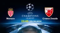 Nhận định, trực tiếp Monaco vs Crvena Zvezda, Cúp C1 Châu Âu, 23h45 hôm nay 22/10/2024