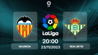 Nhận định bóng đá Valencia vs Real Betis, La Liga, 20h00 hôm nay 23/11/2024