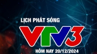 Lịch phát sóng VTV3 hôm nay ngày 20/12/2024