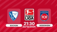 Nhận định, Trực tiếp Bochum vs Heidenheim, Bundesliga, 21h30 hôm nay 22/12