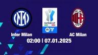 Nhận định bóng đá Inter Milan vs AC Milan, Siêu cúp Italia, 02h00 hôm nay 7/1/2025