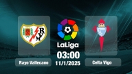 Trực tiếp bóng đá Vallecano vs Celta Vigo, La Liga, 03h00 hôm nay 11/1/2025