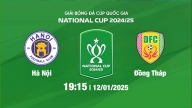 Trực tiếp bóng đá Hà Nội vs Đồng Tháp, 19h15 hôm nay 12/1/2025