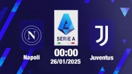 Trực tiếp bóng đá Napoli vs Juventus, Serie A, 00h00 hôm nay 26/1/2025