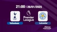 Trực tiếp bóng đá Tottenham vs Leicester, Ngoại hạng Anh, 21h00 hôm nay 26/1/2025