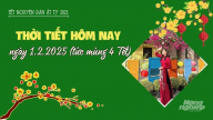 Tin thời tiết hôm nay 1/2/2025 mới nhất trong cả nước