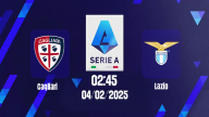 Trực tiếp bóng đá Cagliari vs Lazio, Serie A, 02h45 hôm nay 4/2/2025