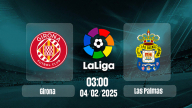 Trực tiếp bóng đá Girona vs Las Palmas, La Liga, 03h00 hôm nay 4/2/2025