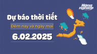 Dự báo thời tiết ngày mai 6/2/2025: Tin không khí lạnh tăng cường