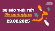 Dự báo thời tiết ngày mai 23/2/2025 mới nhất