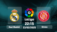 Trực tiếp bóng đá Real Madrid vs Girona, La Liga, 22h15 hôm nay 23/2/2025