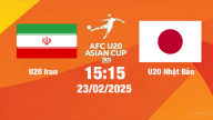 Trực tiếp bóng đá Iran vs Nhật Bản, U20 Châu Á, 15h15 hôm nay 23/2/2025