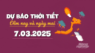 Dự báo thời tiết ngày mai 7/3/2025 mới nhất