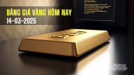 Giá vàng hôm nay 14/3/2025: Tăng sốc, sắp chạm mốc 3.000 USD/ounce